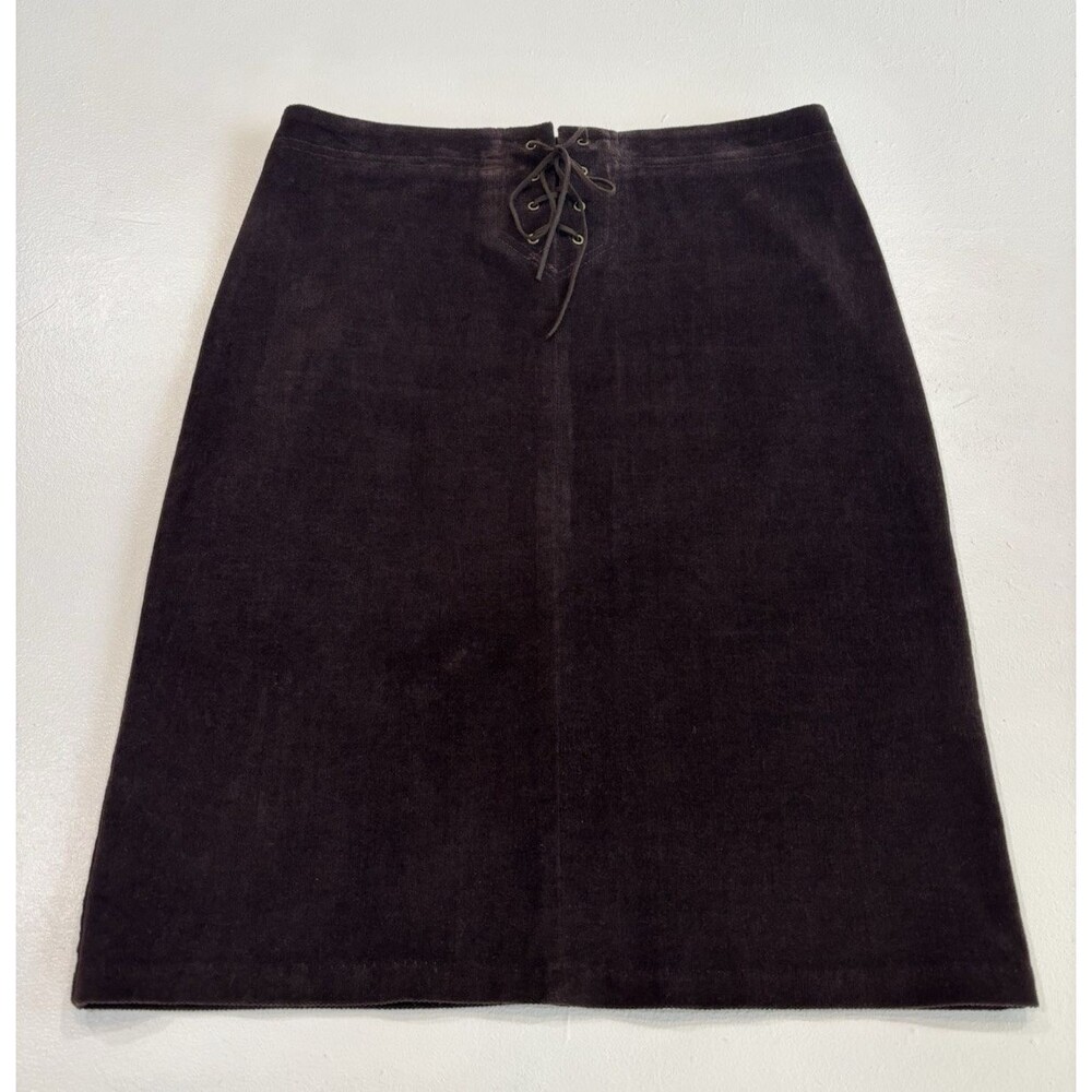 Woodsy Fairy Brown Skirt With Leather Tie Small Necessary Objects Whimsigoth Y2K